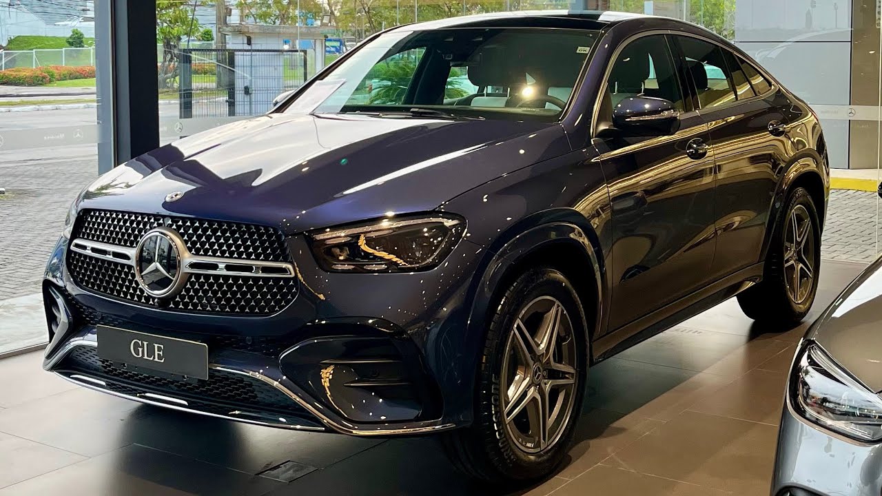 NOVA MERCEDES GLE COUPÉ 450 D AZUL SODALITE 3.0 TURBODIESEL DE 367 CV EM DETALHES
