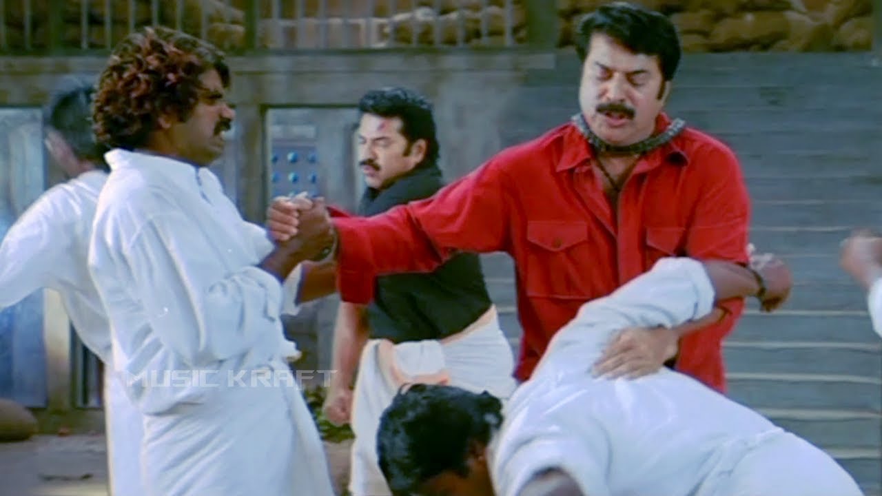 ഇതാടാ അണ്ണൻ തമ്പിമാർ ... | Annan Thampi Climax Fight | Mammootty | Malayalam Movie Action Scenes