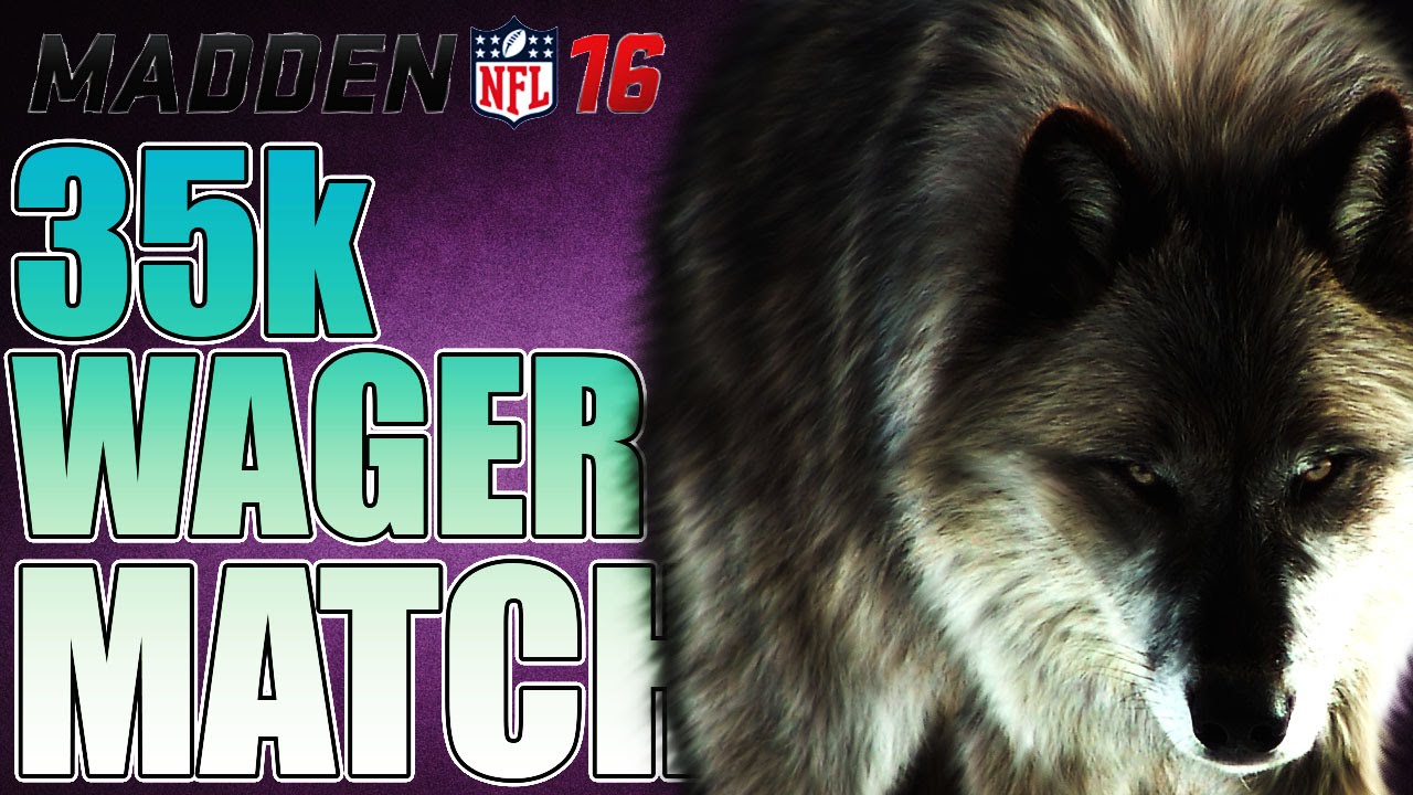 1 MILLION COIN GAME! (35k Wager Match) - Madden 16 Ultimate Team