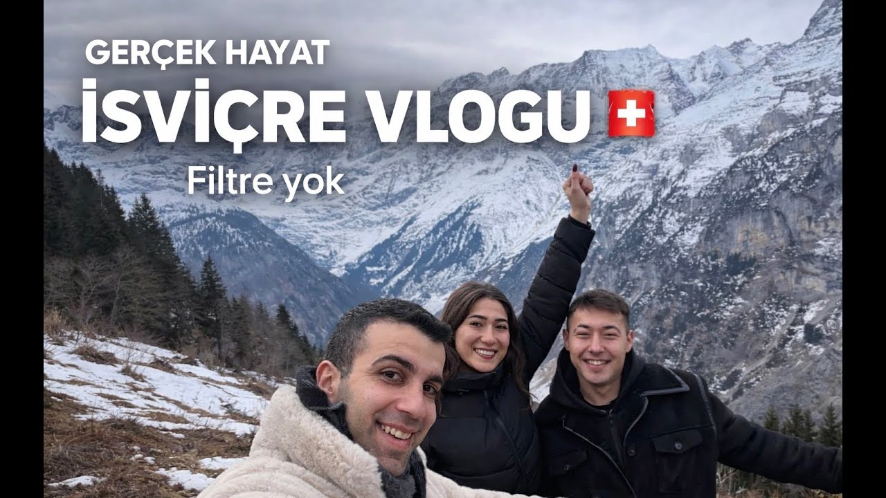 Ger&ccedil;ek İsvi&ccedil;re vlog 🇨🇭 Swiss Travel Pass ile Interlaken 🇨🇭