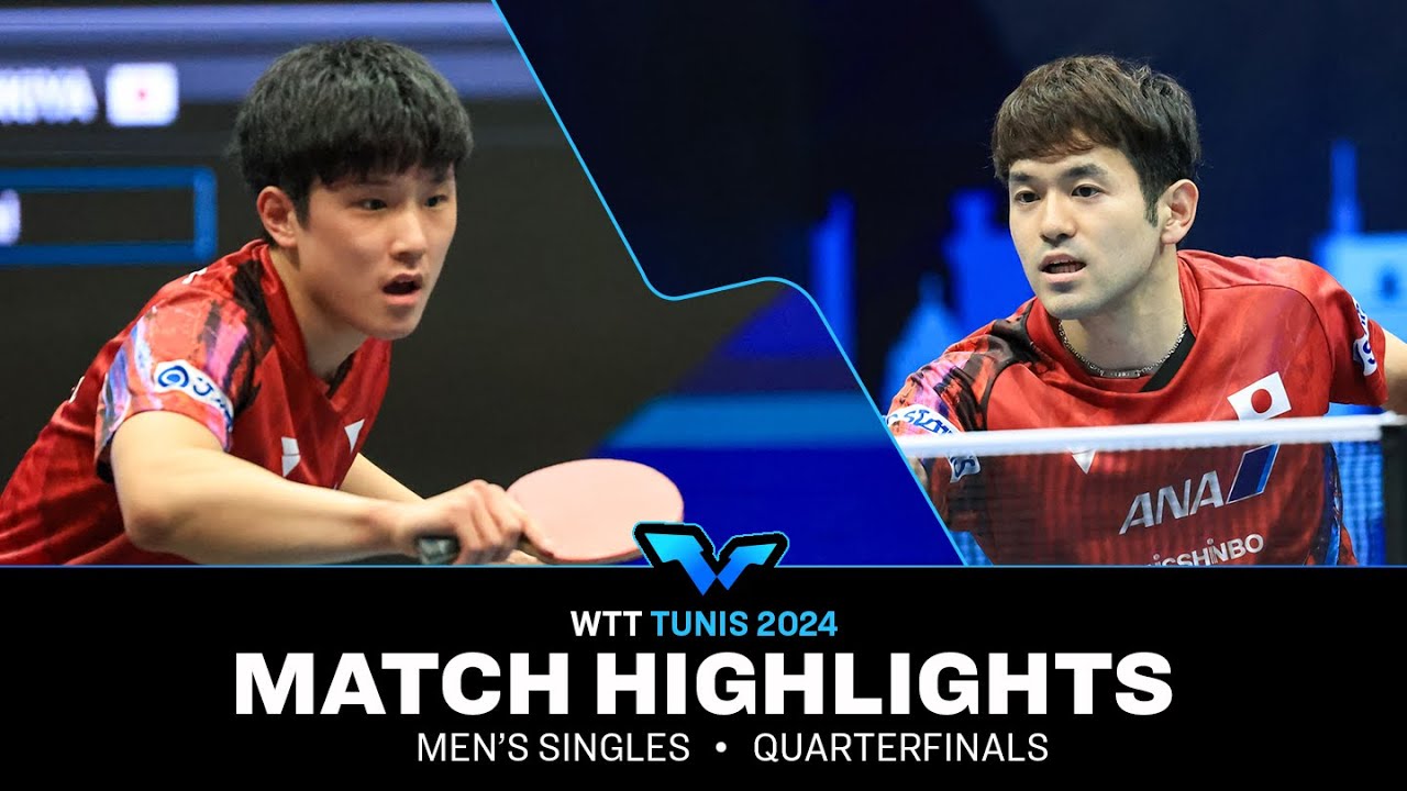 Tomokazu Harimoto vs Mizuki Oikawa | MS QF | WTT Contender Tunis 2024