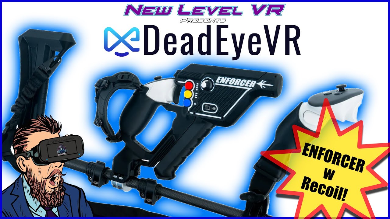 Quest 3 stock with recoil! Deadeye VR Enforcer Honest Review – Built-in Recoil, But Is It Worth It?