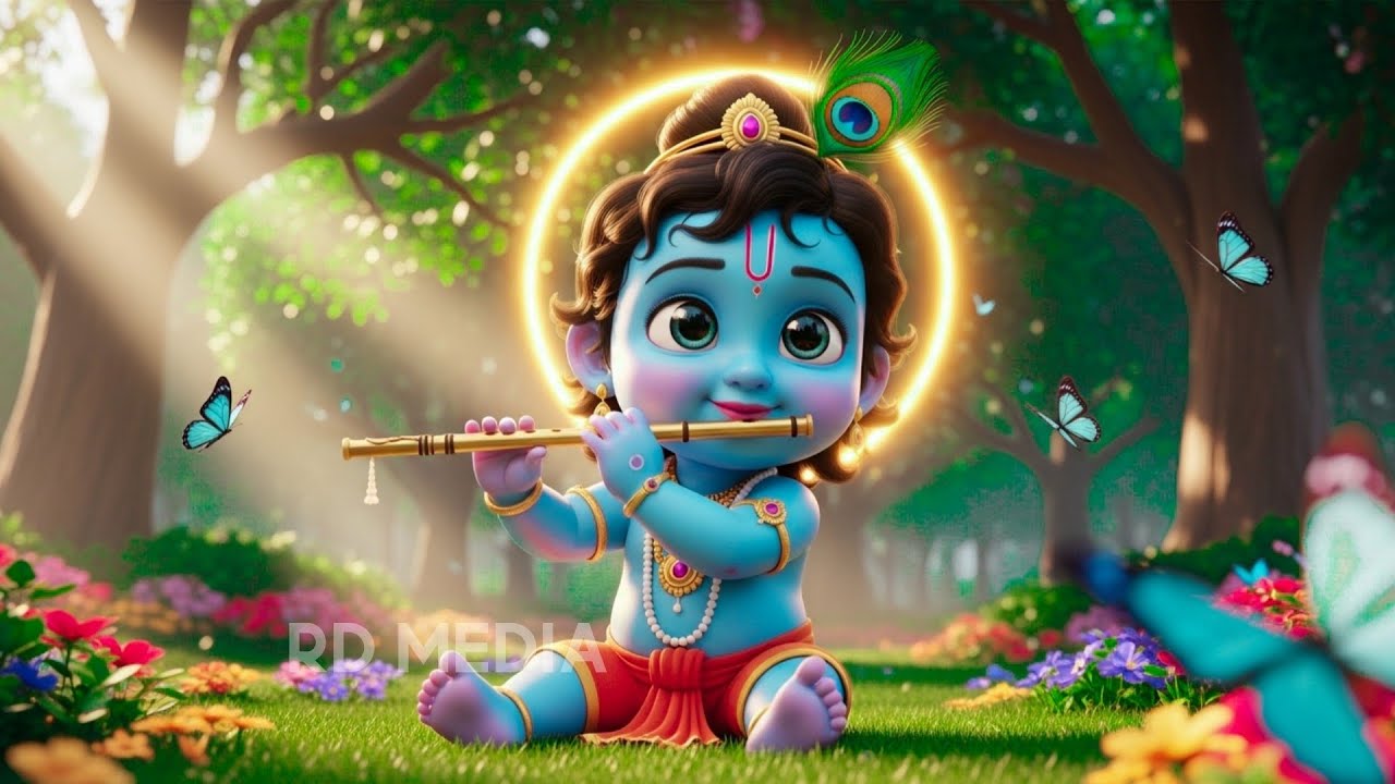 Little Krishna Song छोटी छोटी गैया - Choti Choti Gaiya Chote Chote Gwal | Krishna Song
