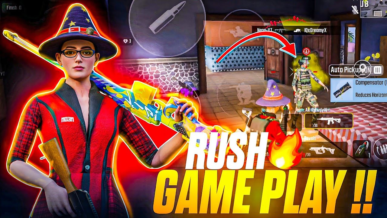 HACKER LEVEL😱 RUSH GAME PLAY VIDEO #sf2 #scarfall2 #pubgmobile 