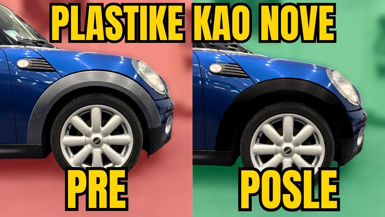 Plastike ti BLEDE? Evo kako ih SPASITI KERAMIKOM! | URADI SAM DIY keramicku zastitu na crne plastike