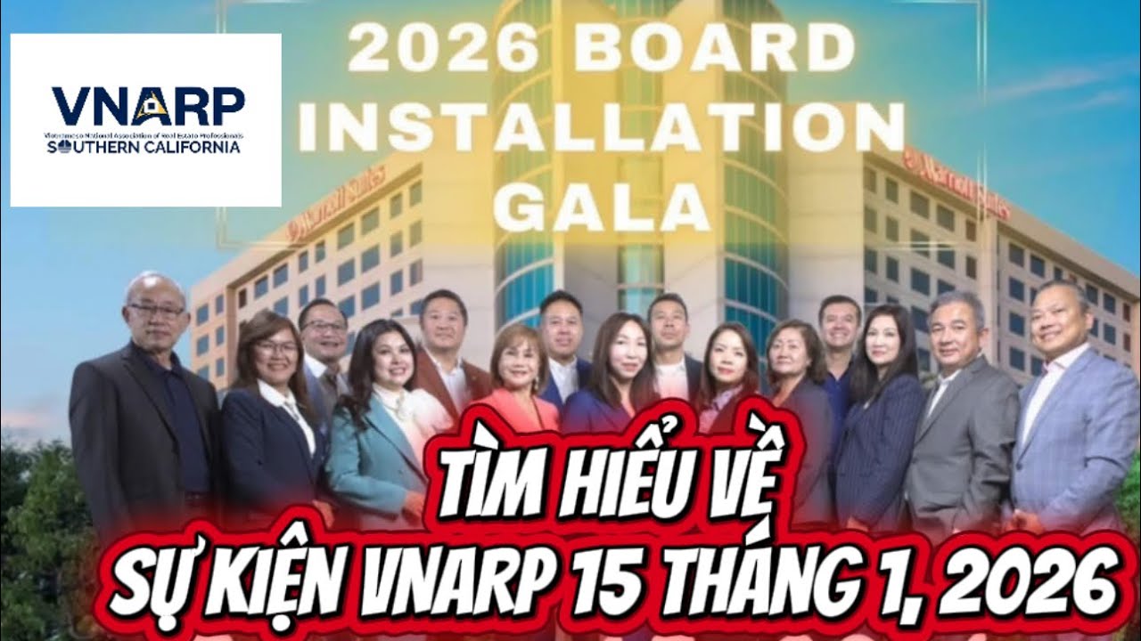 VNARP SoCal BOARD INSTALLATION 2026 | TimHiểu Lễ nhậm chức Hội đồng quản trị năm 2026/Jan.15,2026