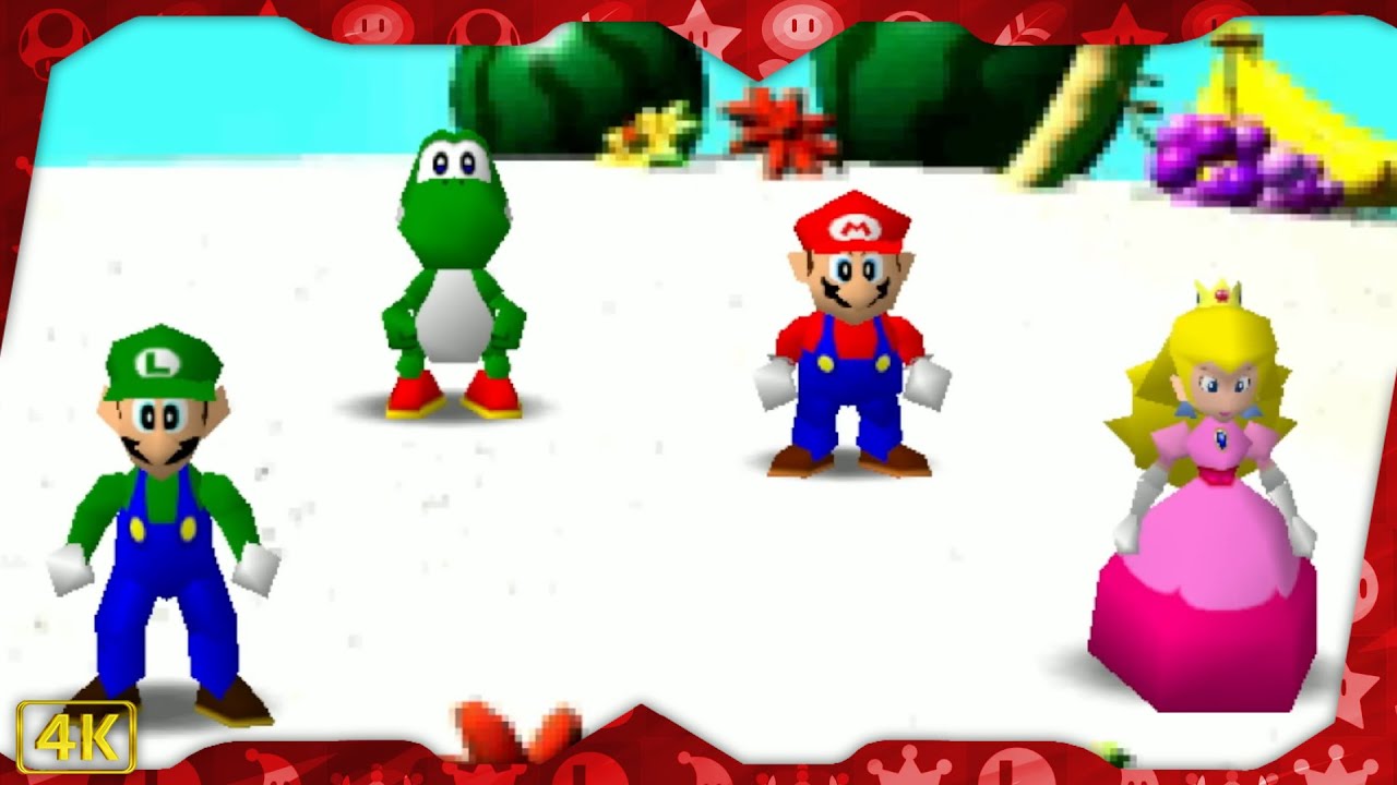Mario Party for N64 ⁴ᴷ Yoshi's Tropical Island (Luigi gameplay)