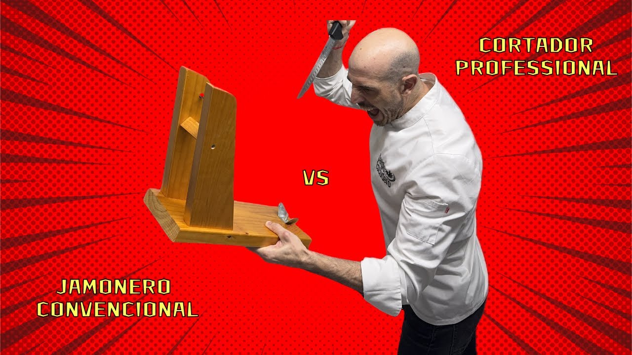 ¿Se puede cortar jamón como un profesional con un jamonero convencional? Te lo muestro!
