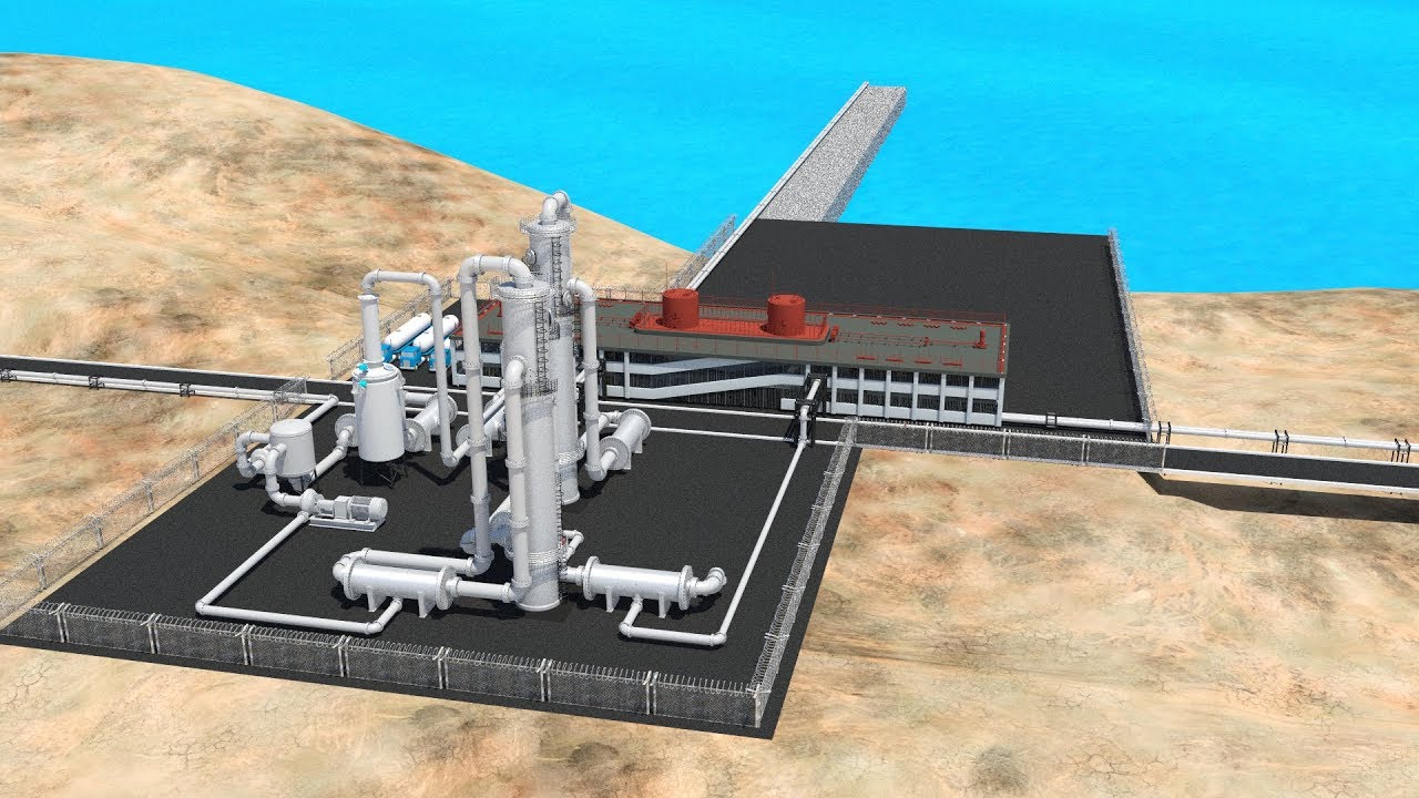 Chemical Plant for Dimethyl Ether production (Animation Design)
