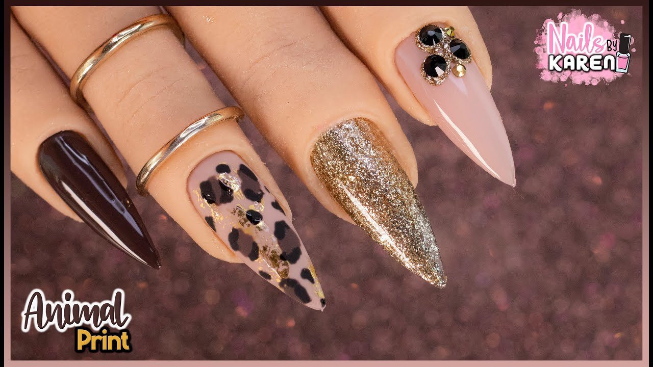 Decoraci&oacute;n con GEL en PUNTA STILETTO | NailsByKaren