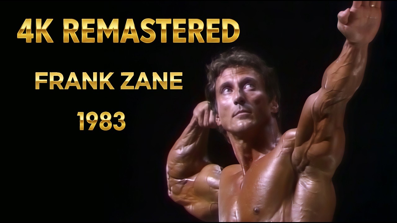 Frank Zane, Individual Posing Routine - 1983 | 4k AI Enhanced
