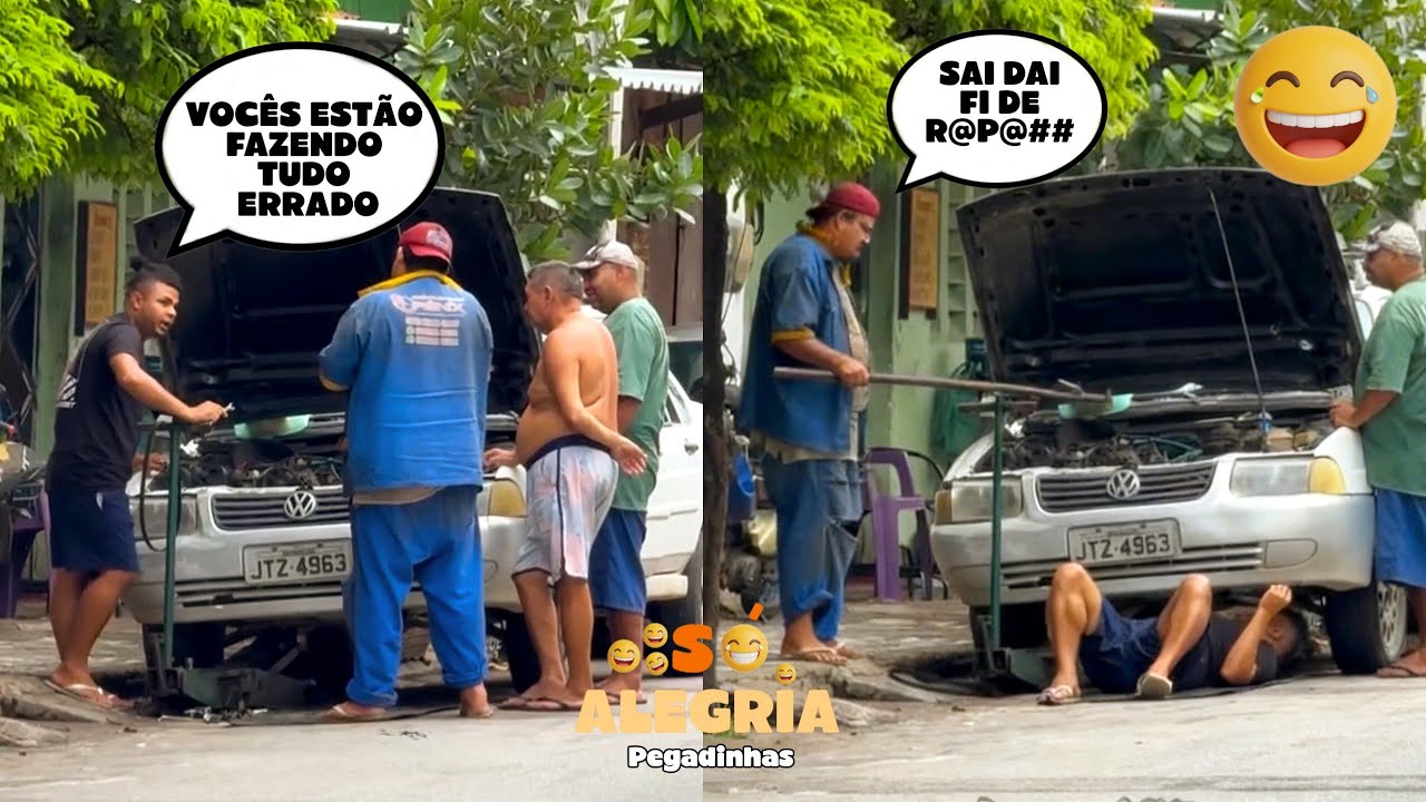PEGADINHA 🤣 Tirando a PAZ dos Trabalhadores TENTE N&Atilde;O RIR