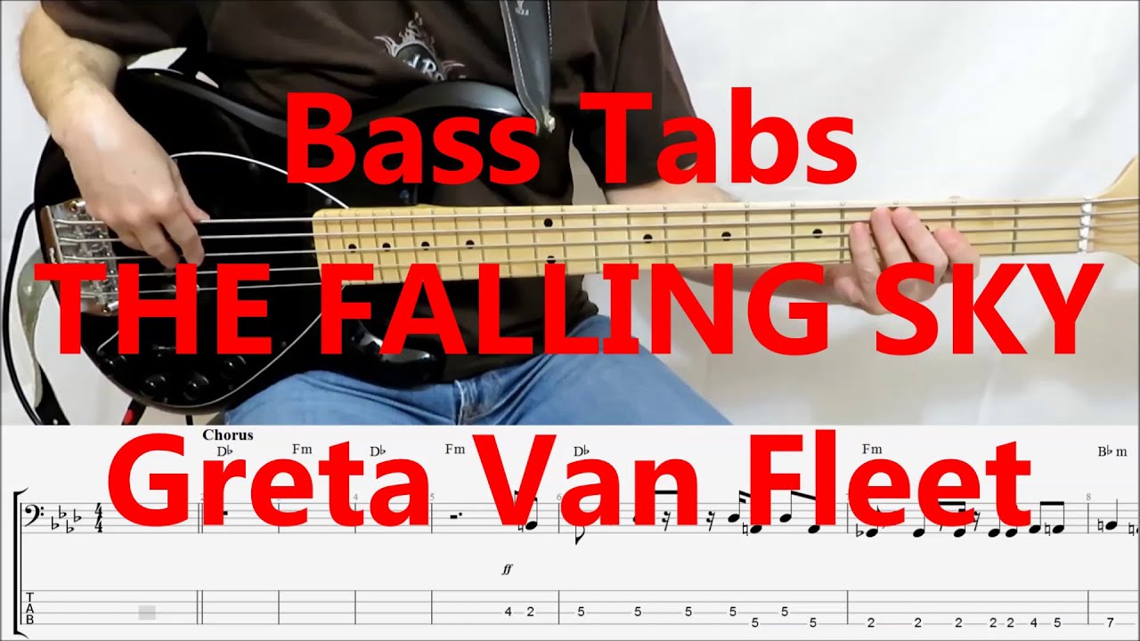 Greta Van Fleet - The Falling Sky (BASS COVER TABS)