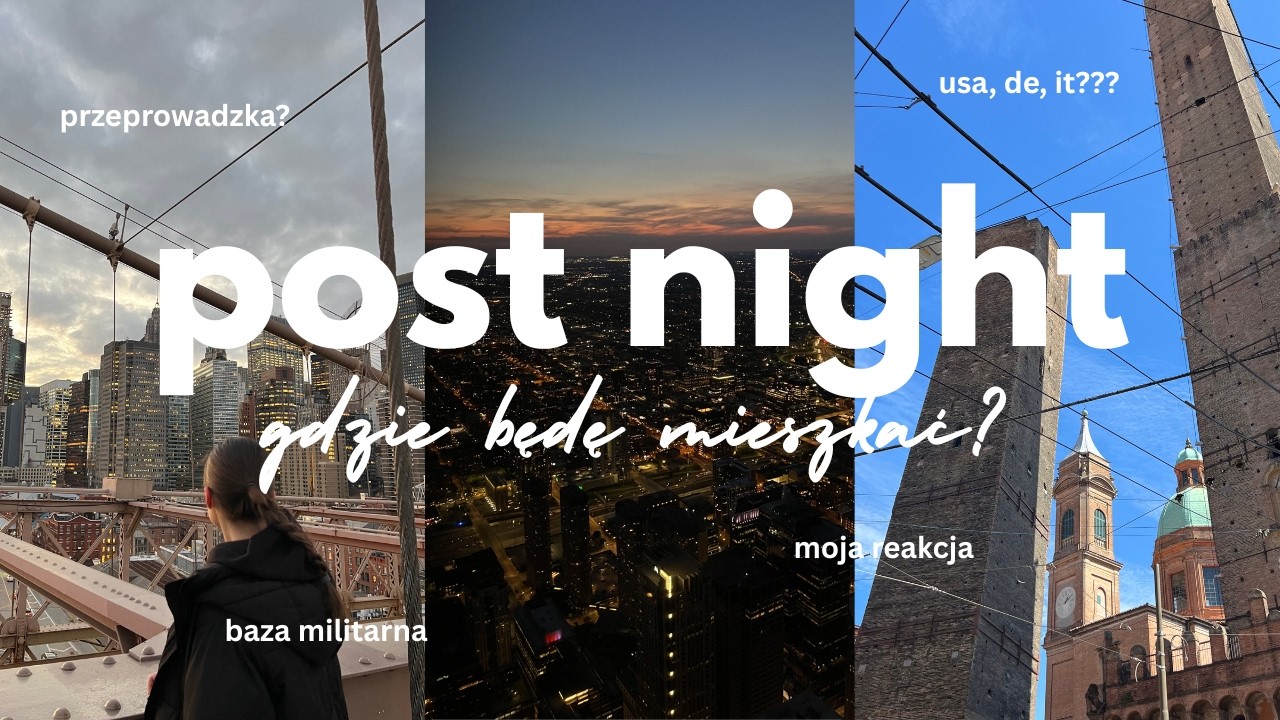 CZY BĘDĘ MIESZKAĆ W USA? reakcja na POST NIGHT ✈️🌺⭐