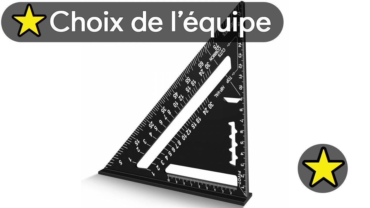 🏆 TOP 3 EQUERRE DE MENUISIER 2025 📐