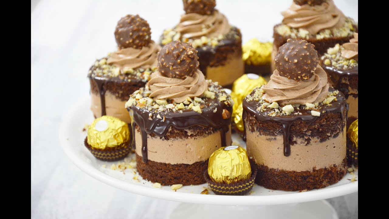 Ferrero Rocher Mini Cakes