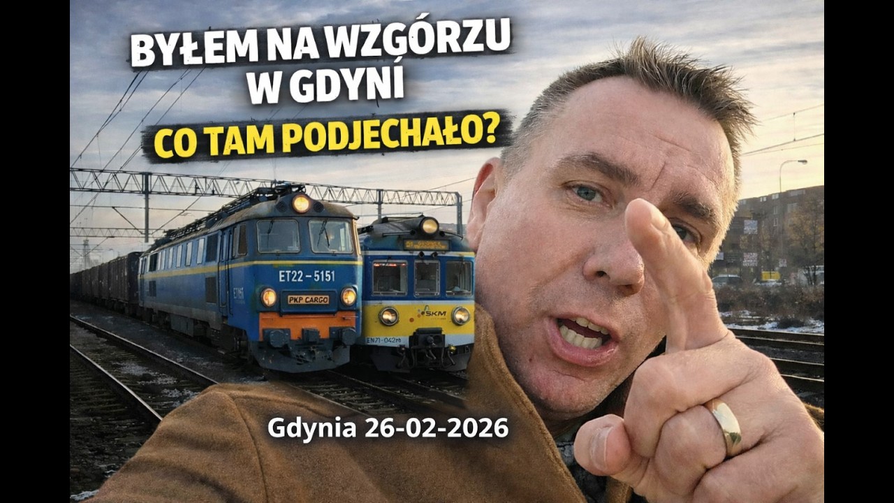 Parę godzin przy torach - pociagi Gdynia Wgórze św. Maksymiliana