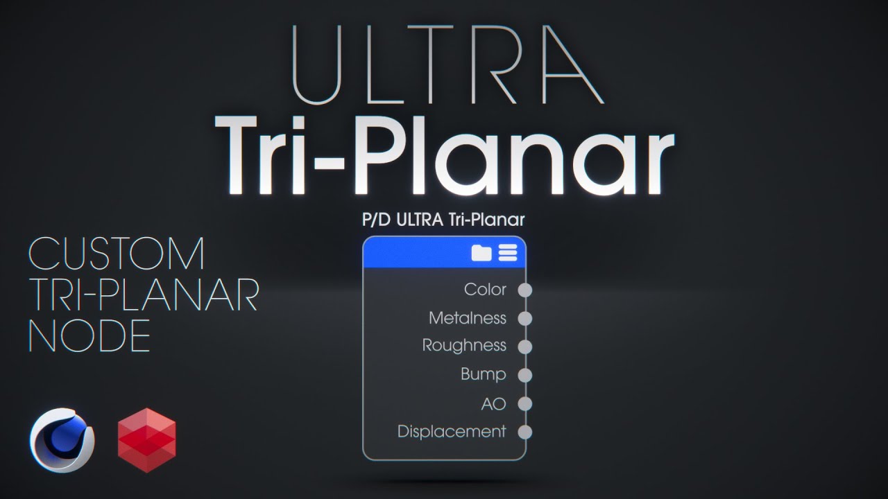 Custom Ultra Tri-Planar Node with Redshift in Cinema 4D