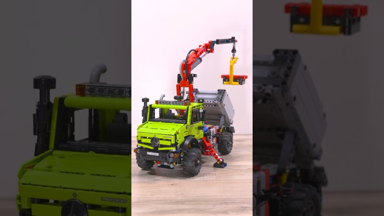 LEGO 42242 Функции Часть 3 | LEGO Mercedes Benz Unimog U 5023 Кран | Обзор 42242 LEGO Technic 2026
