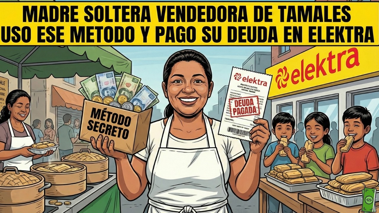 Cómo una MADRE SOLTERA VENDEDORA DE TAMALES usó el Método de los $20 y PAGÓ TODA SU DEUDA EN ELEKTRA