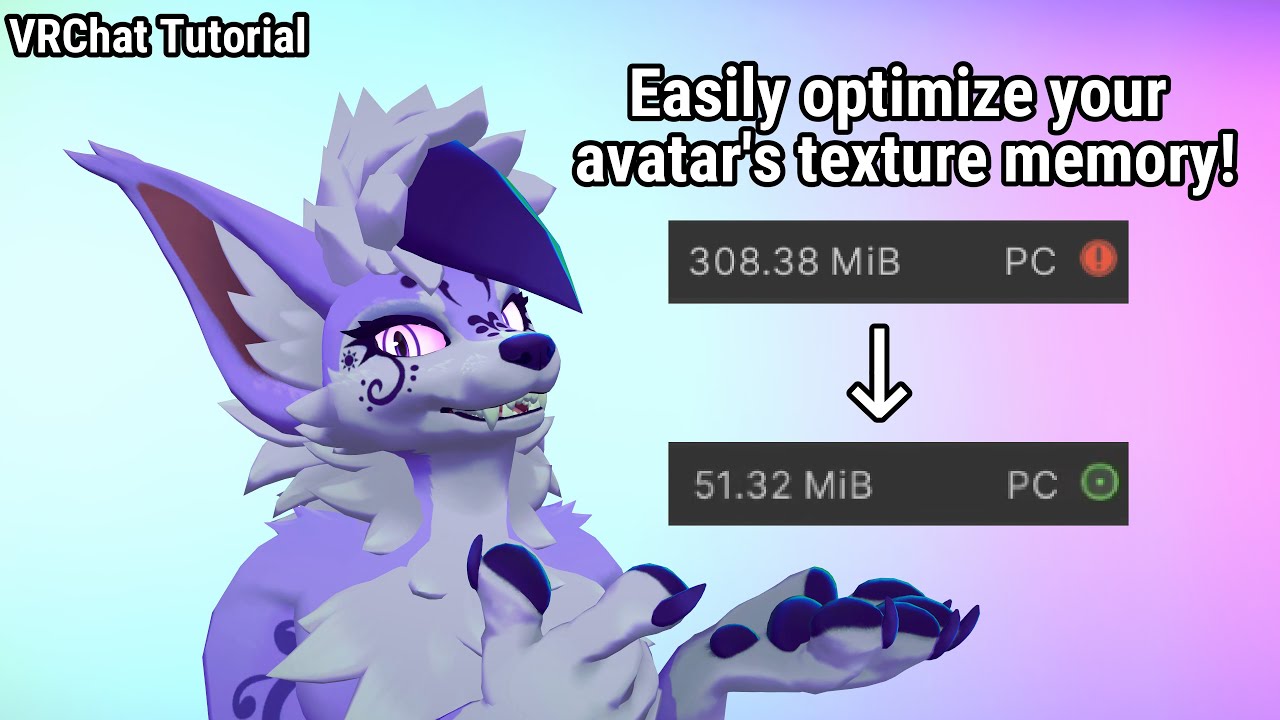 VRChat Tutorial - Easily Lower Your Avatar's Texture Size