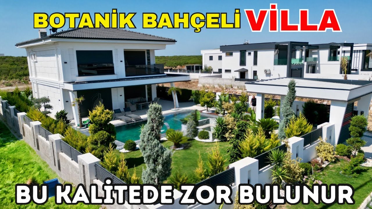 Bu Kalitede Villa Zor Bulunur Botanik Bahçeli Tablo Gibi Villa Didimde E-50