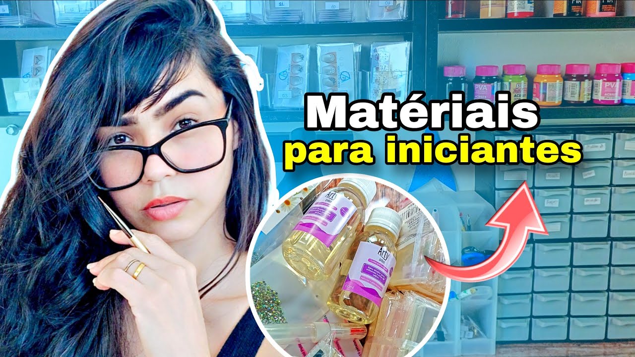 🔥 Quer fazer adesivos de unhas? Veja os materiais para começar do ZERO 