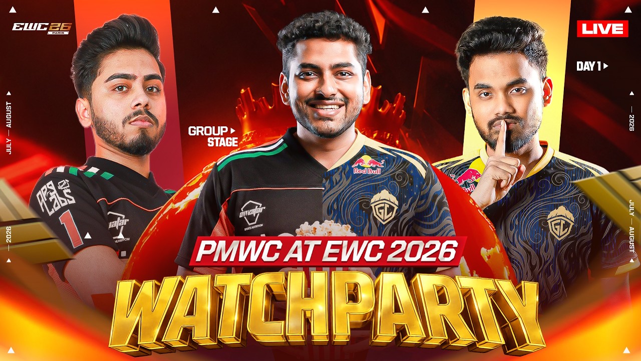 PMWC at EWC 26 Group Stage Day 1 | GROUP A | WATCHPARTY WITH AMAN