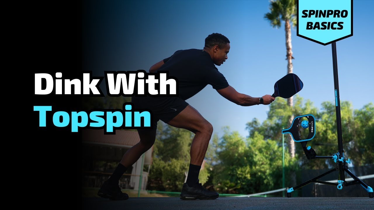 How To Hit DINKS With TOPSPIN (Forehand And Backhand) | SpinPro for Pickleball Basics