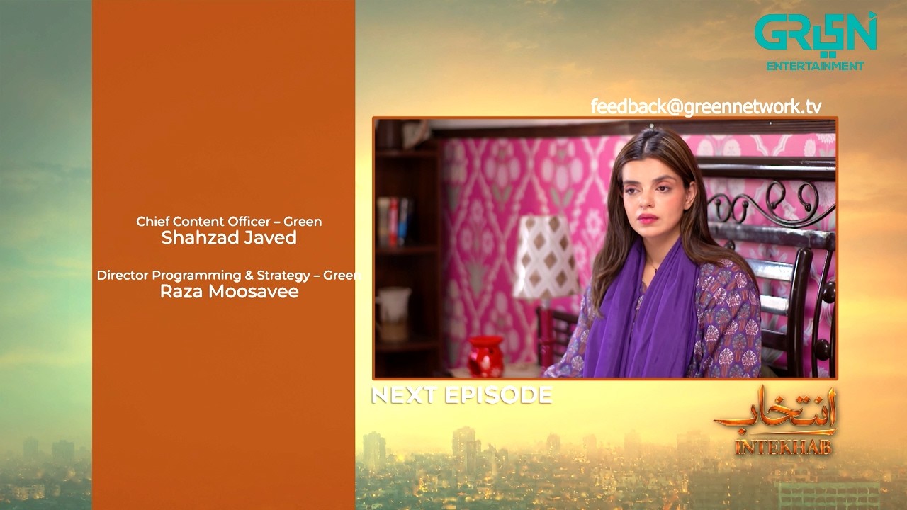 Intekhab Episode 04 Teaser | 12th June 2026 | Sukaina Khan - Fahad Sheikh | Green TV Entertainment