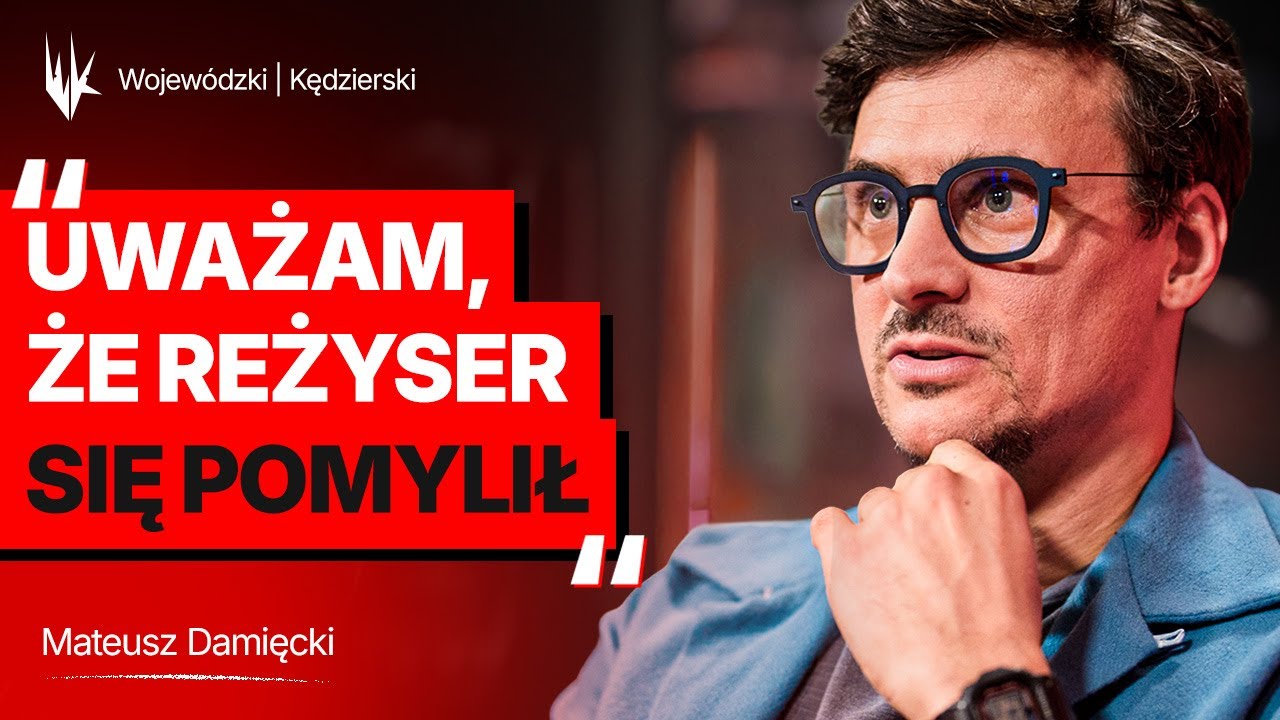 Mateusz Damięcki o najważniejszej aktorskiej kreacji | Wojew&oacute;dzki Kędzierski