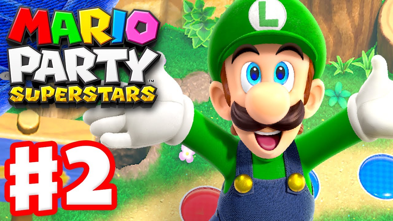 Mario Party Superstars - Gameplay Walkthrough Part 2 - Space Land! (Nintendo Switch)