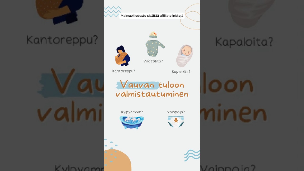 mainos/Amazon affiliate-linkkej&auml;✨N&auml;in m&auml; valmistauduin meid&auml;n molempien vauvojen tuloon 👶💕