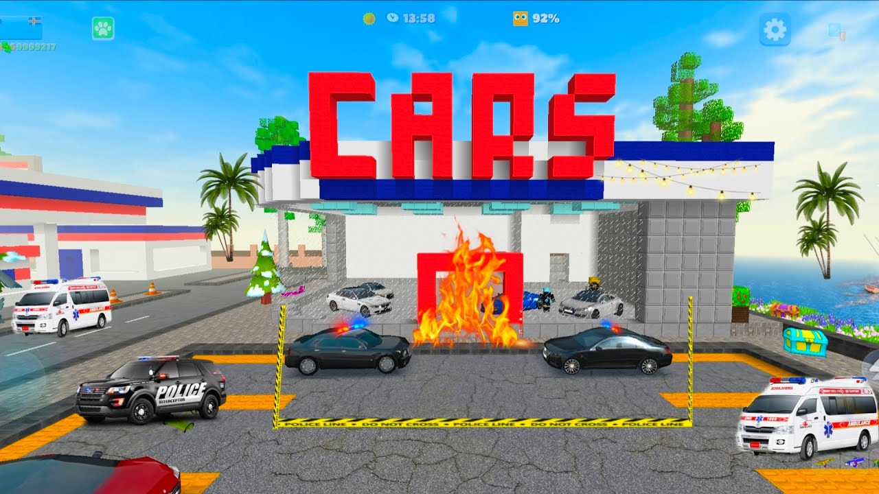 School party craft Shocking Fire Attack 🔥 Car Showroom Under Emergency!