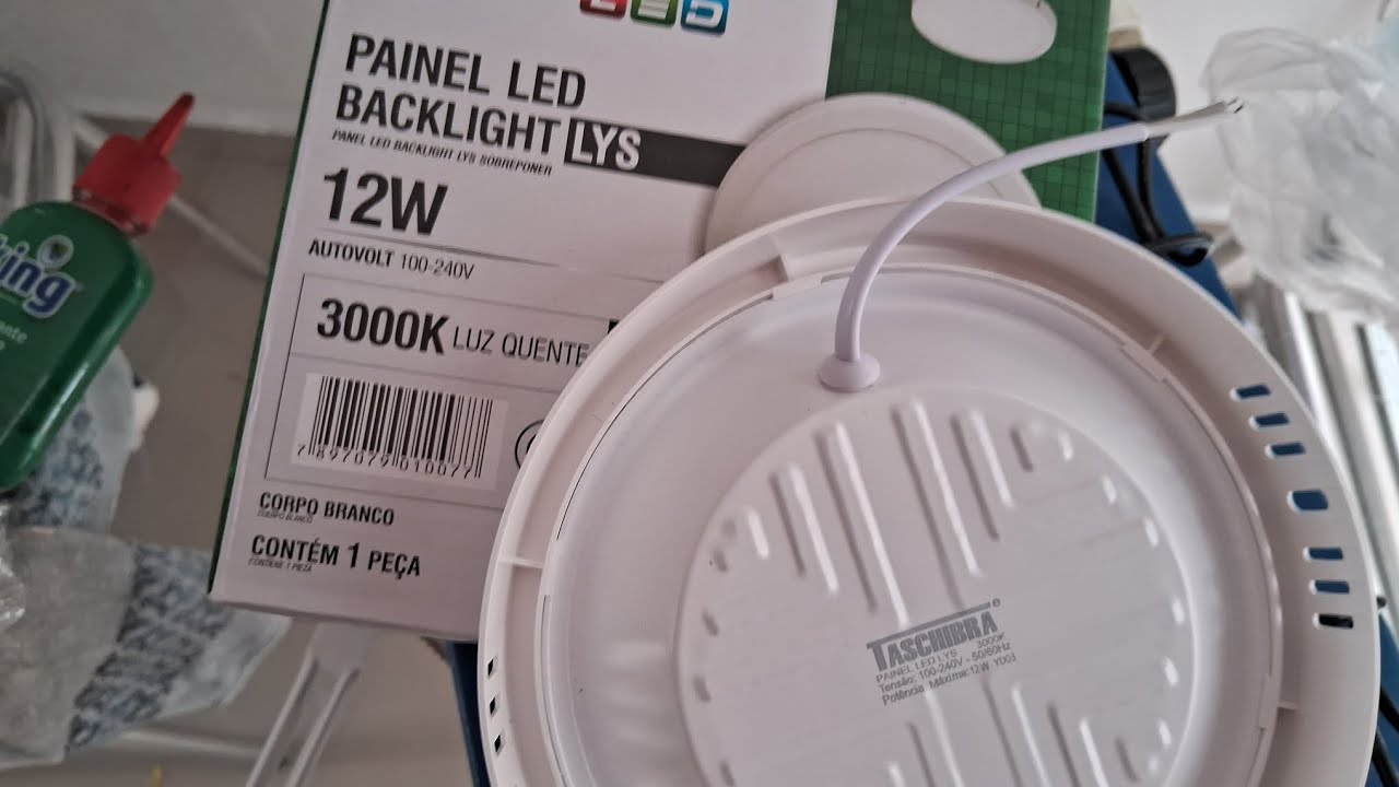 Painel Led sem drive (drive imbutido) como instalar muito fácil