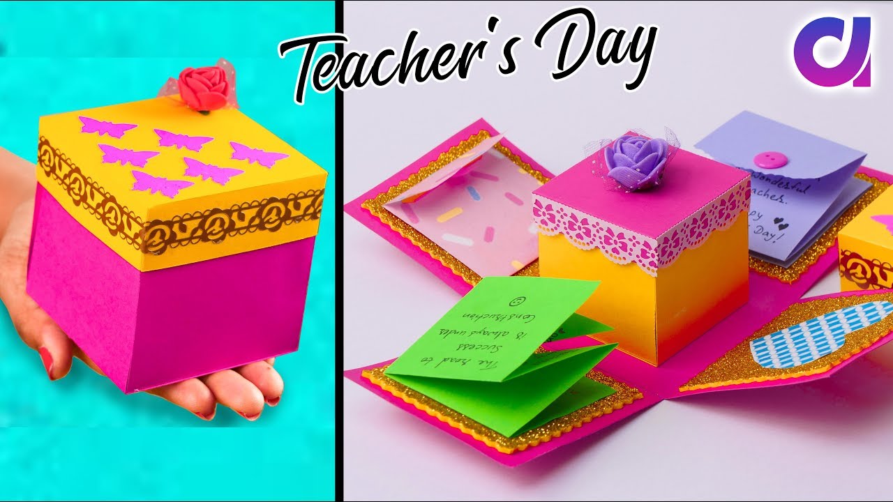 DIY Teacher's Day Explosion Box Idea | Handmade Gift Idea | Artkala