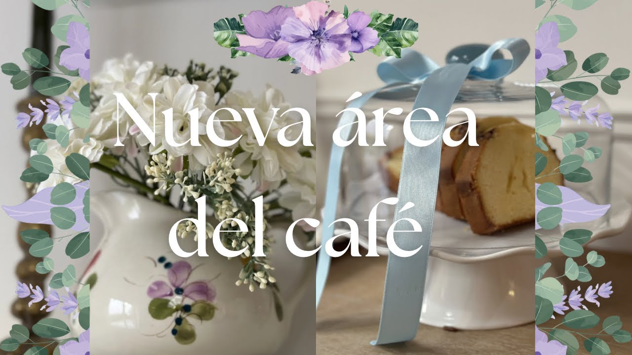 Muchos cambios/miren cómo quedó la nueva área del café/lo moví para acá/ mi primera vez 
