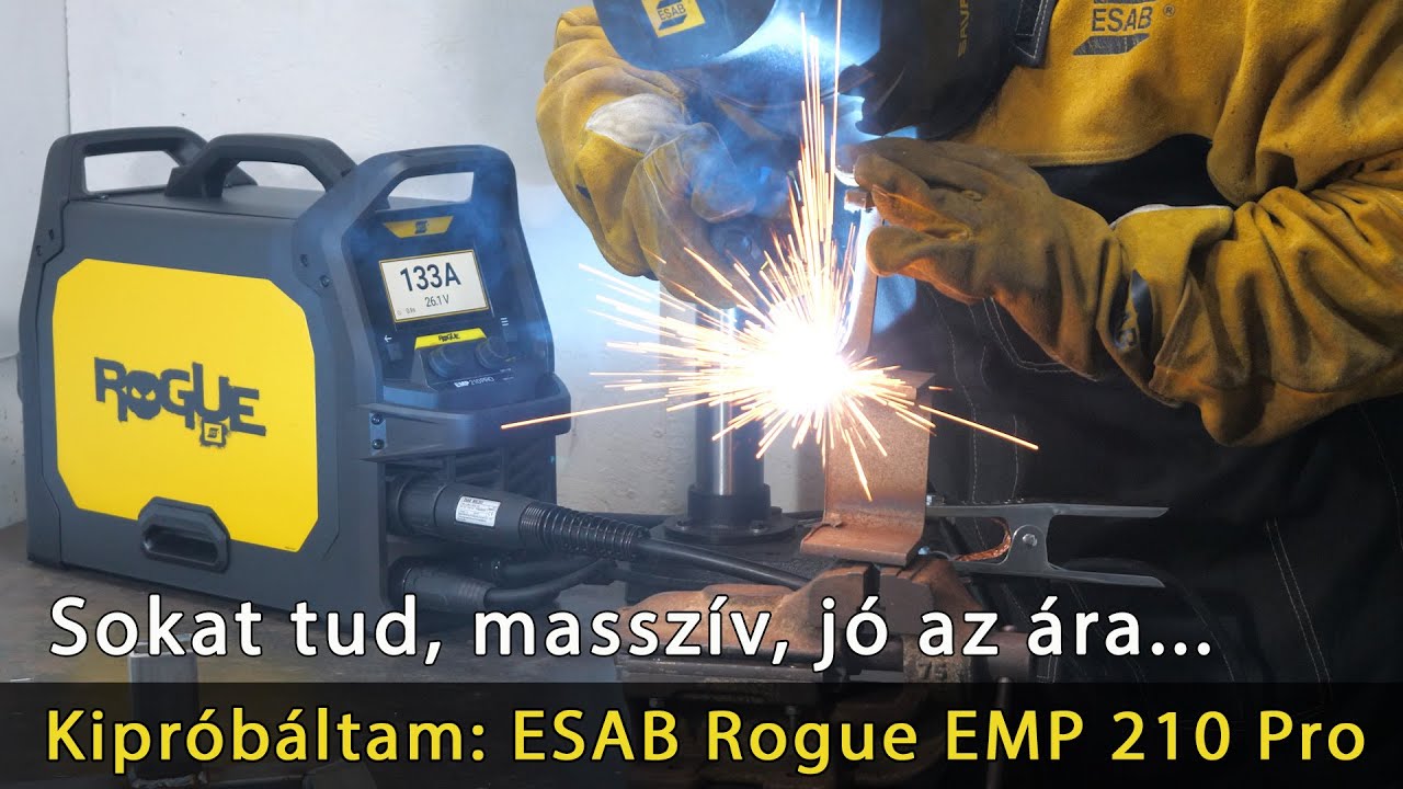 ESAB Rogue EMP 210 Pro hegesztőgép - MIG, MAG, TIG, AWI, MMA