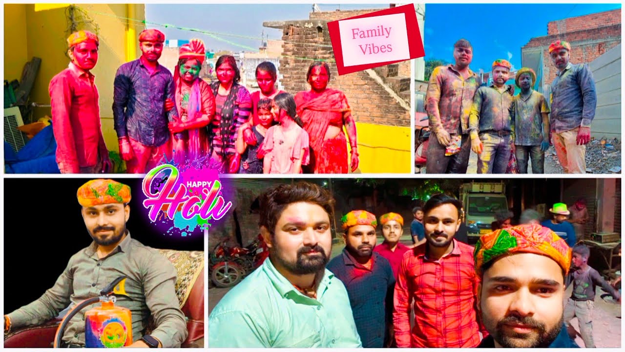 2025 Budaun's Unleash the Holi FUN Holi Vlog holi Colors My Holi Day Routine.
