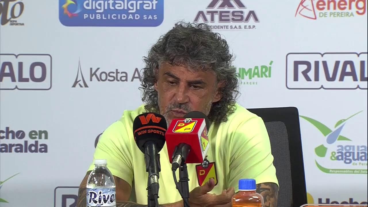 Rueda de prensa de Pereira tras su partido ante Bucaramanga