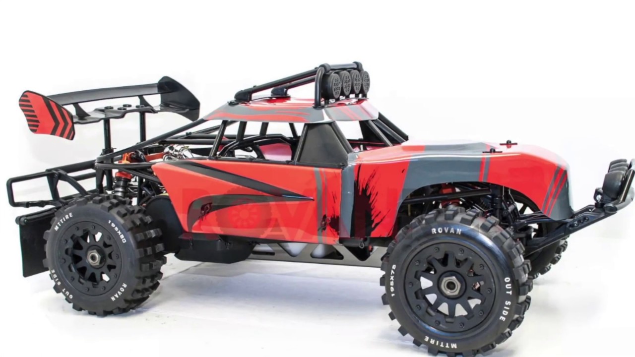 ROVAN 1:5scale 360ft 36cc gas truck RC RUNNING