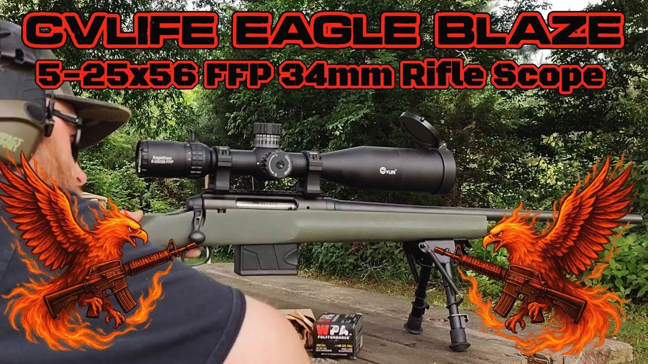 CVLife Eagle Blaze 5-25x56 First Focal Plane Rifle Scope @cvlifegroup8581 