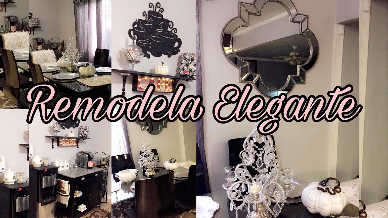 Remodela tu Casa Elegante Sin Gastar mucho/ Area del comedor.