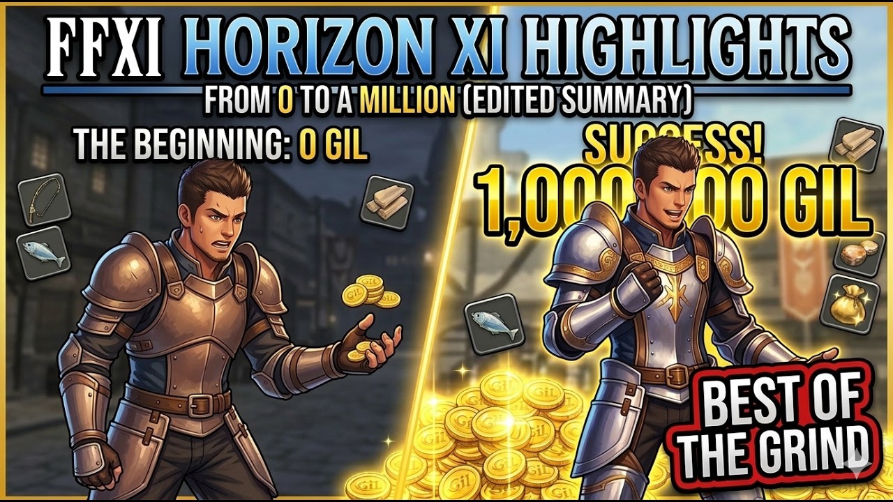 Смогу ли я заработать 1 миллион гилей за неделю? Испытание в FFXI!