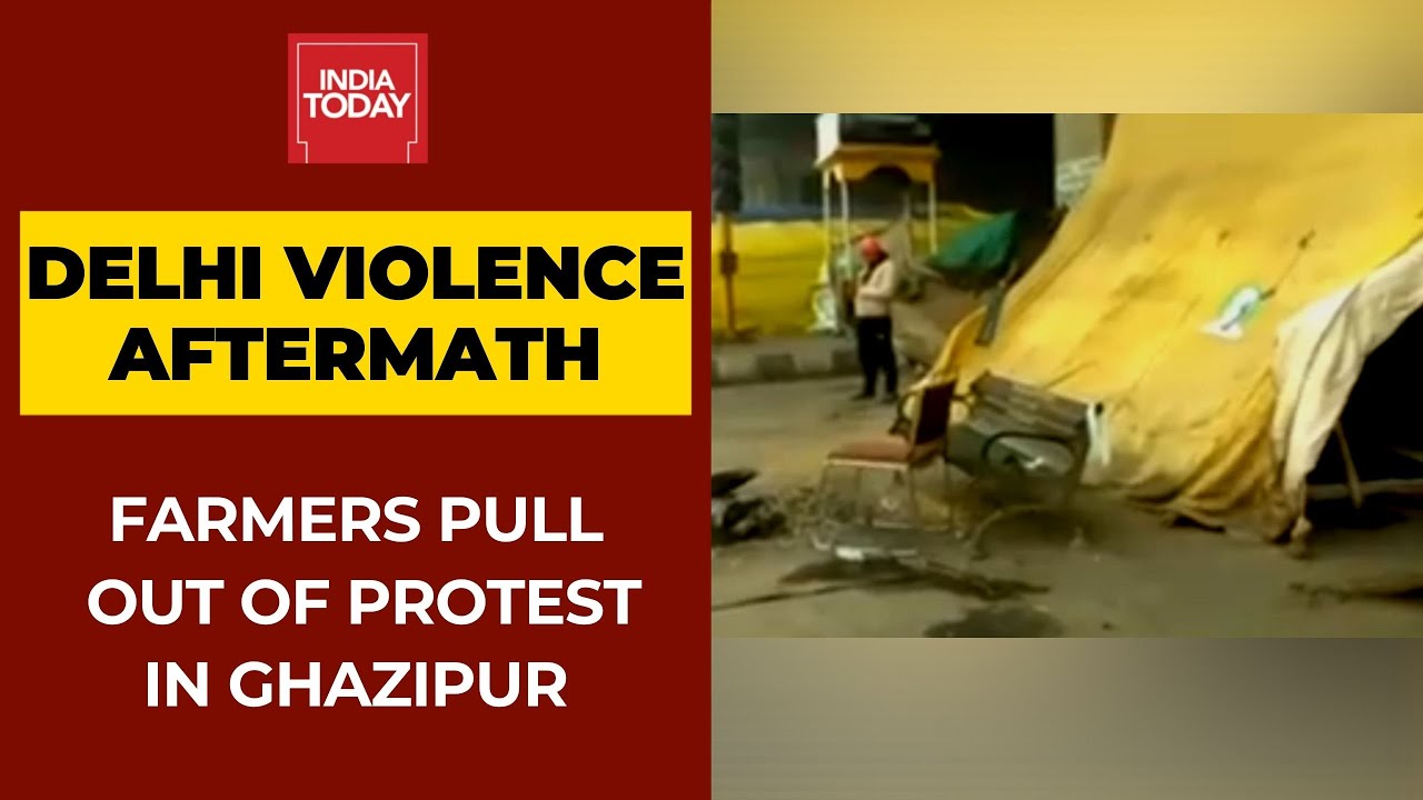 Disheartened Farmers Leave Ghazipur Protest Site After Violence In Delhi On Republic Day