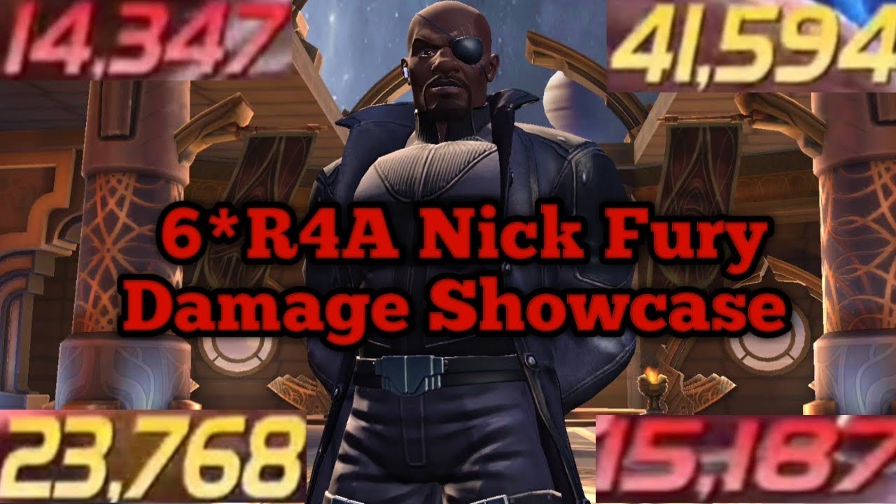 Nick Fury Bleed Damage Showcase  | All Rotations Compared