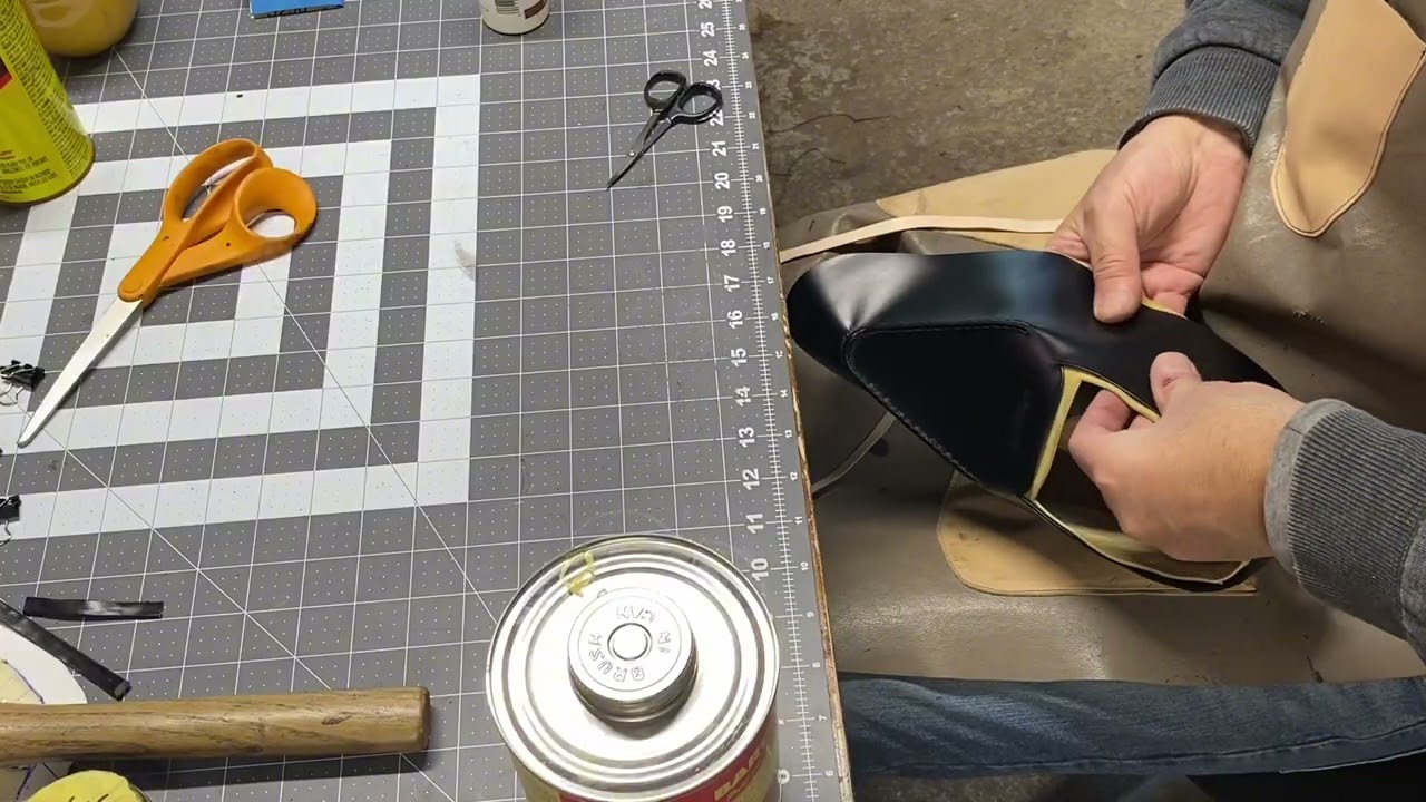 Building a dress moccasin upper (part 2) 