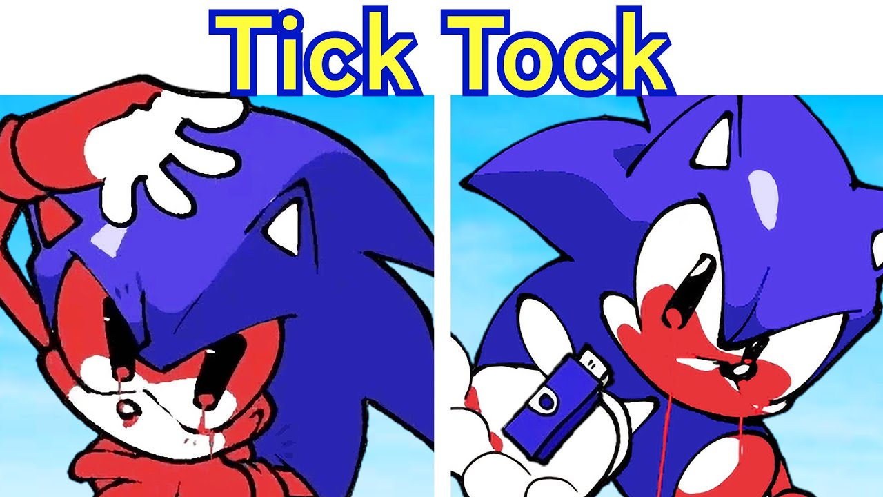 FNF AMAZING PENDRIVE TAKE - TICK TOCK (Vs Indigo // El Pendrive Azul Fanmade) Sonic Originals V1