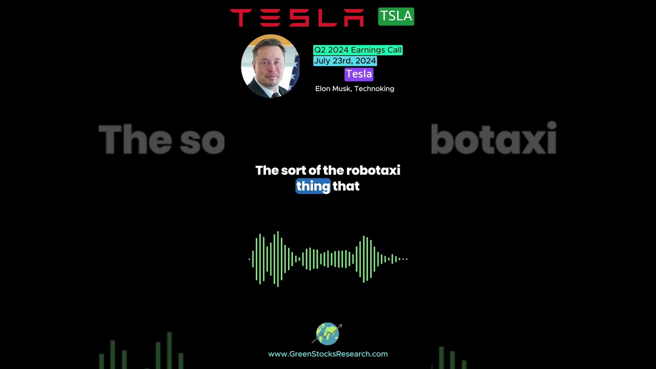 Elon Musk Discusses Robotaxi Unveil Delay