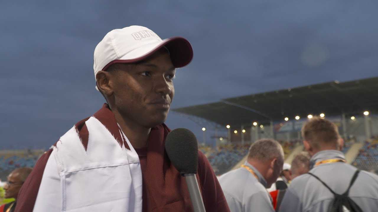 IAAF WU20 2016 Bydgoszcz High Jump Men Final Bronze Mohamat Allamine HAMDI QAT